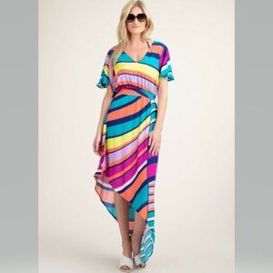 Trina Turk Catch a Wave Maxi Dress NWT